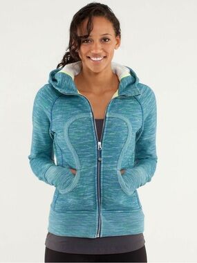 LULULEMON Scuba zip sweatshirt jacket 4 6 stripes wee  are from space vintage